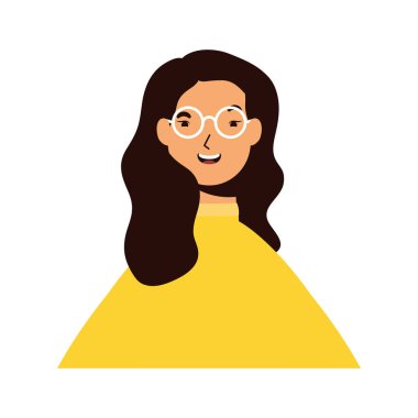 Genç kadın avatar karakteri