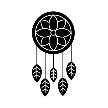 rüya yakalayıcı siluet biçim simgesi