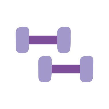 dambıllar spor salonu aksesuarları izole edilmiş simge