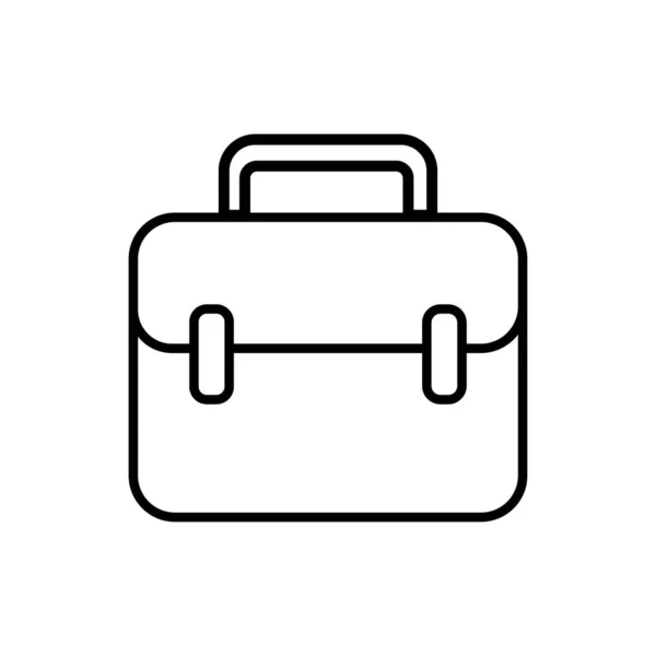 Cartera maletín línea estilo icono — Vector de stock