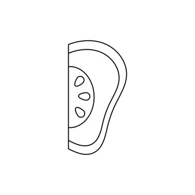 elma taze porsiyon meyve doğası tarzı simge