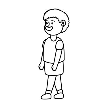 yaşlı kadın karakter çizgisi simgesi