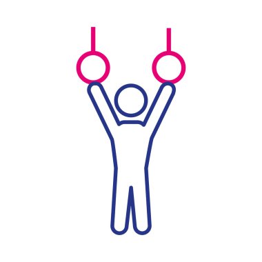 halka çizgisi ve dolgu biçimi ile alıştırma yapan kişi