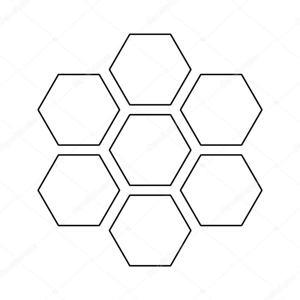 forms of honey sweet isolated icon