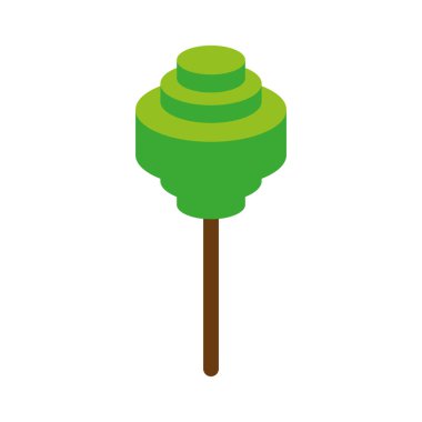 Ağaç Parkı Isometric biçim simgesi