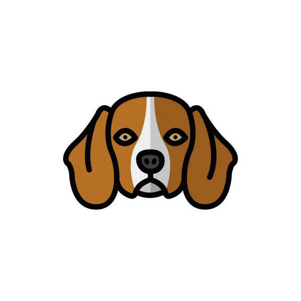 Hamiltonstovare σκυλί κατοικίδιο ζώο μασκότ φυλή κεφάλι χαρακτήρα — Διανυσματικό Αρχείο