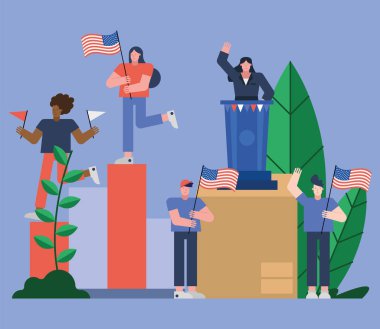 Kadın aday seçim günü konuşma yapacak