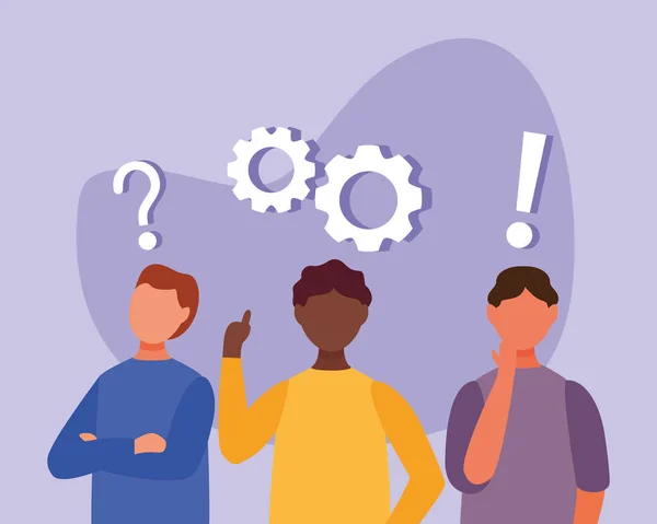 Pengusaha Kartun Berpikir Stok Vektor Ilustrasi Pengusaha Kartun Berpikir Bebas Royalti Depositphotos