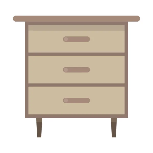 Muebles para el hogar icono vector de diseño — Vector de stock