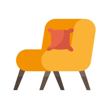 yastık vektör tasarımlı ev koltuğu