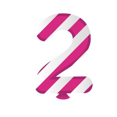 İki numaralı balon helyumu, yüzen çizgili.