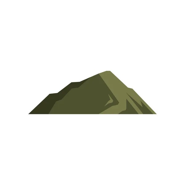 Μεγάλο βουνό πράσινο εικόνα της φύσης — Διανυσματικό Αρχείο