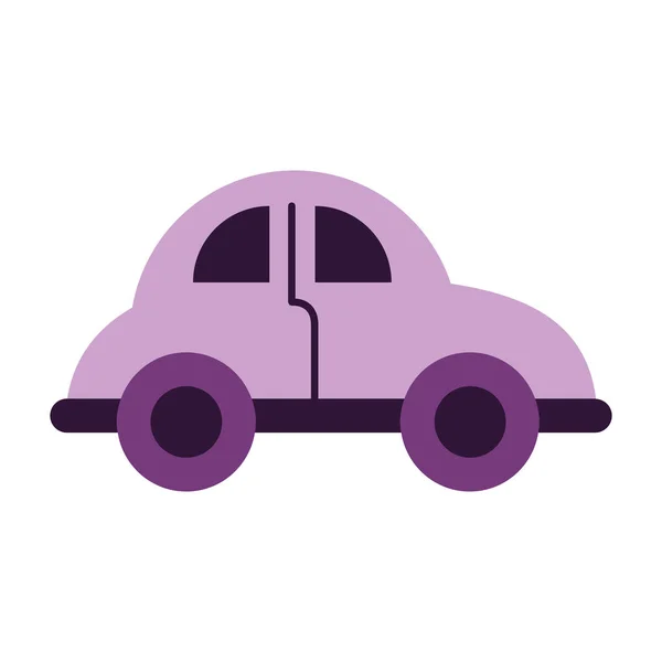 Little bocho car isolated icon — Stock Vector