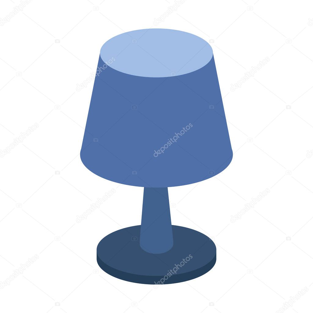 lamp light appliance isolated icon