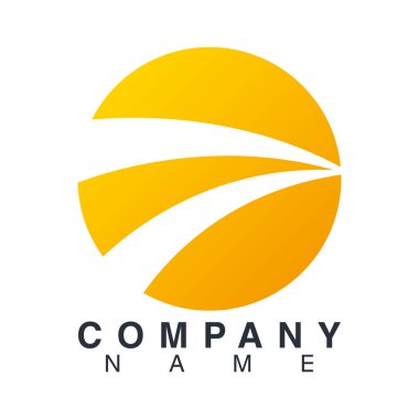 Şirketin adı sarı daireli amblem