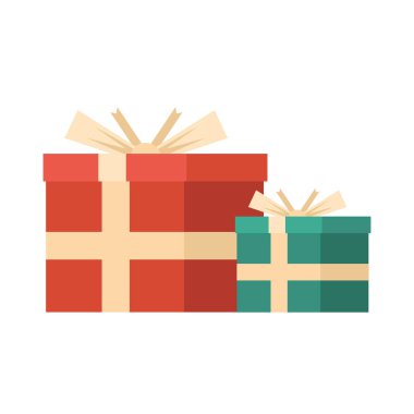 hediye kutuları izole simgeleri sunar