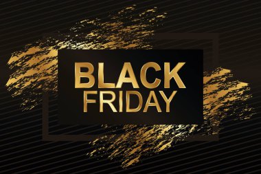 Kara Cuma harfleri altın leke içinde.