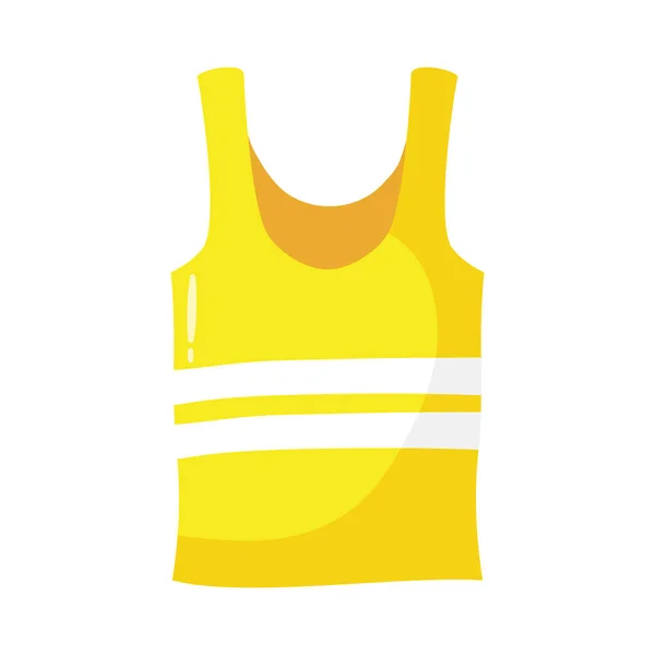 Camicia spiaggia abito icona stile piatto — Vettoriale Stock