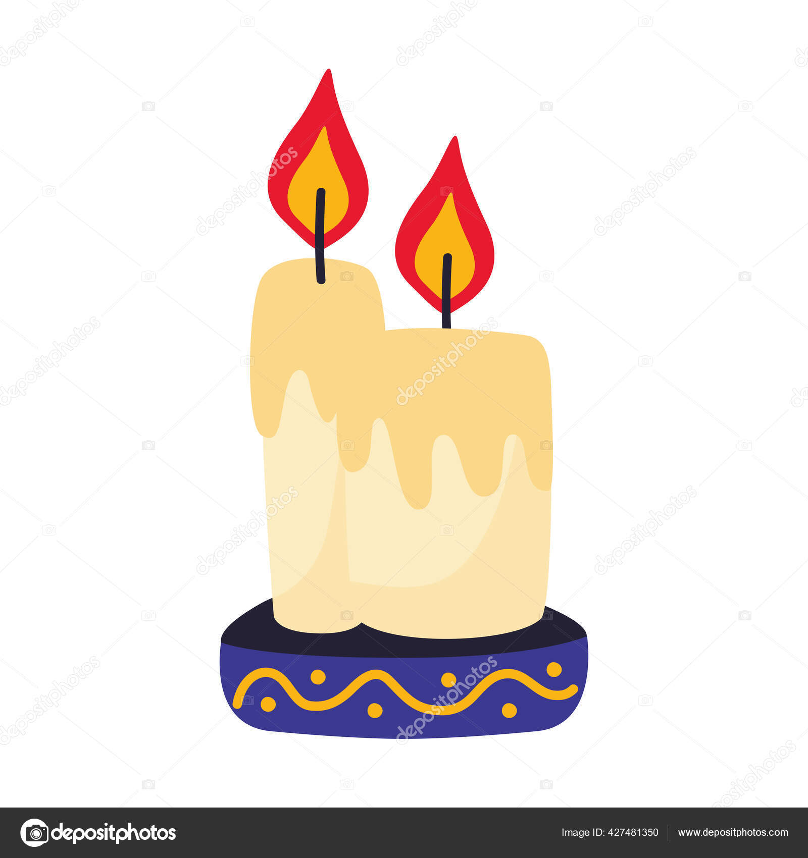 Dia de los muertos celebração velas Vetor de ©yupiramos 427481350, image size:1600x1700