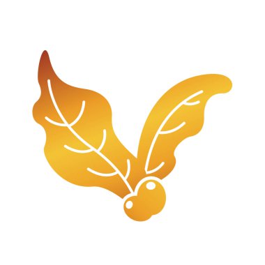 Kahve tohumları ve yapraklar.