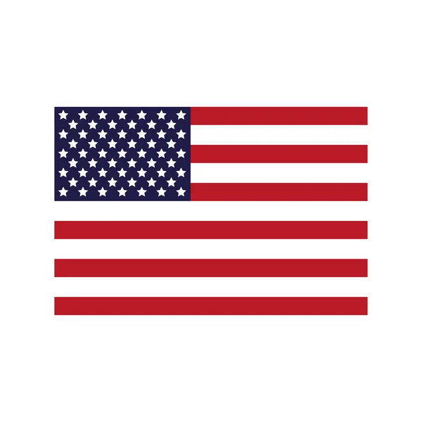 Ηνωμένες Πολιτείες Αμερικής εικονίδιο σημαία — Διανυσματικό Αρχείο