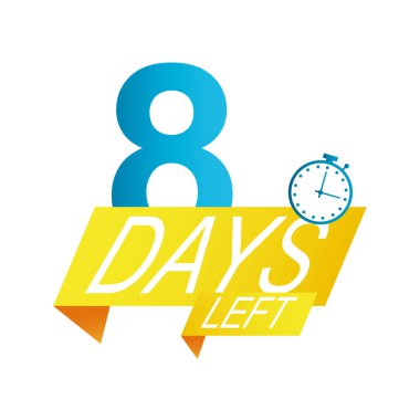 Geri sayıma sekiz gün kaldı.