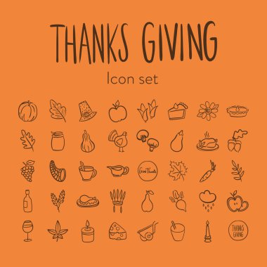 Kırk şükran günü demeti simgeleri