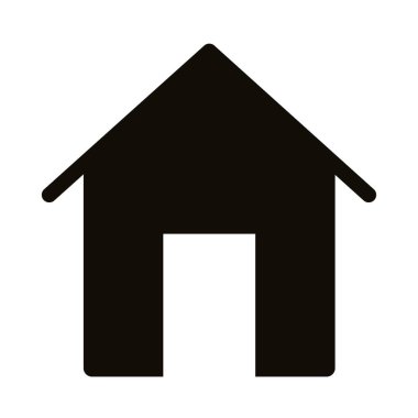 ev cephesi siluet biçimi simgesi