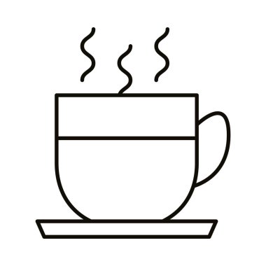 Kahve ve içecek tarzı simge.