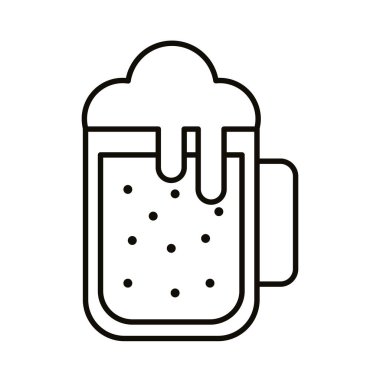 bira kavanozu içecek satır simgesi