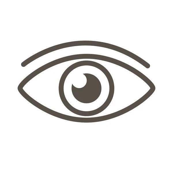 Иконка с видом на глаз — стоковый вектор