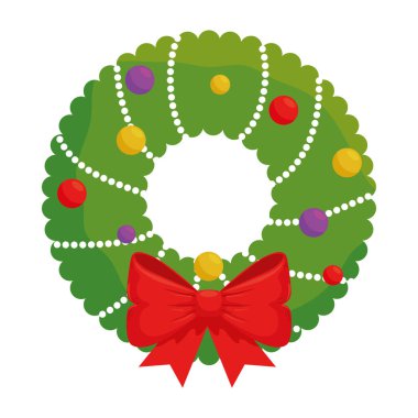 Mutlu noeller Taç Dekorasyonu