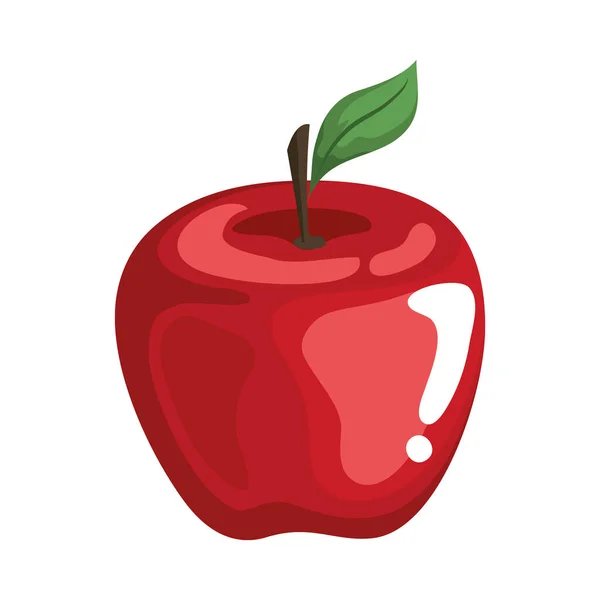 Manzana fruta icono vector de diseño — Archivo Imágenes Vectoriales