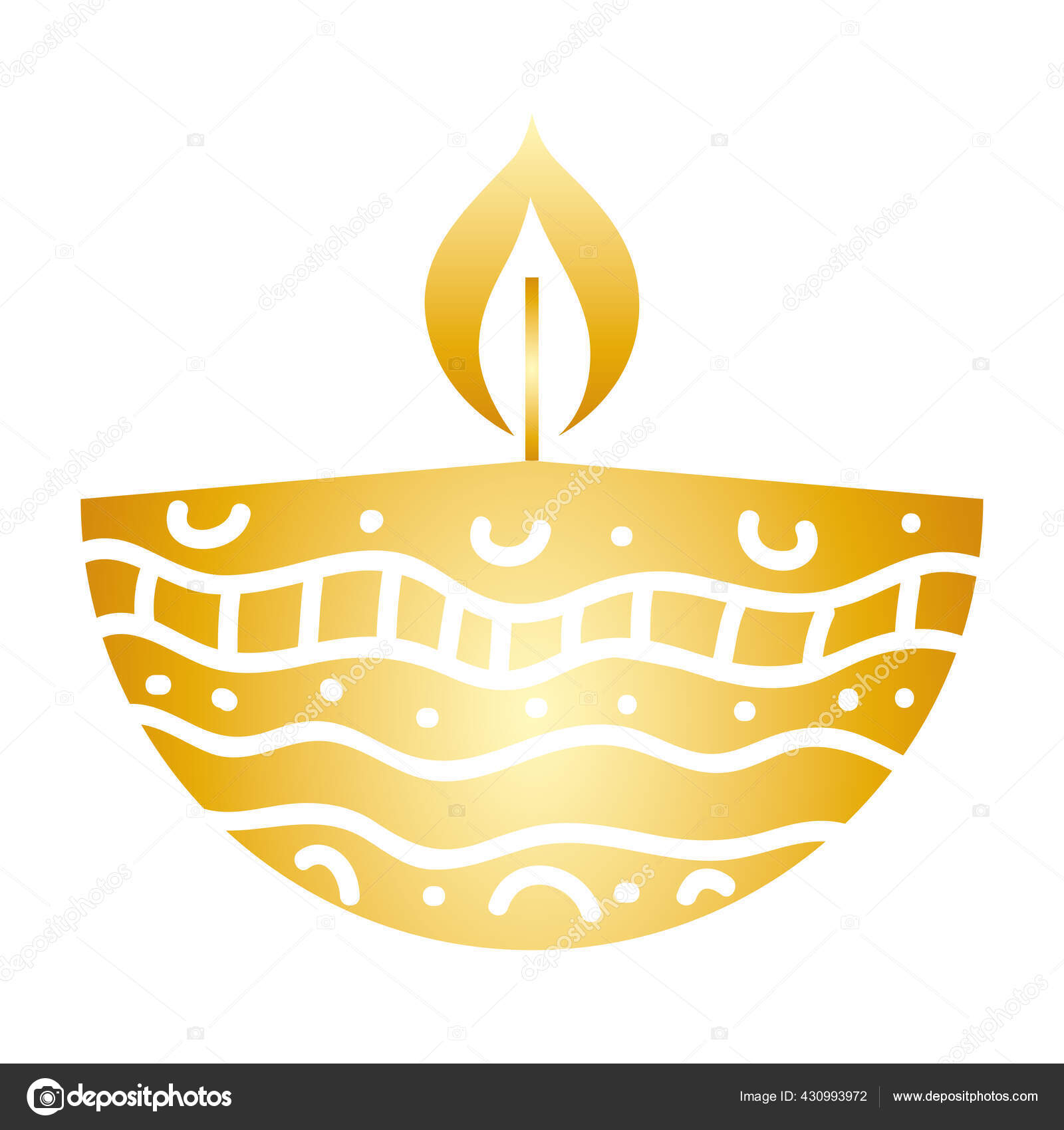 Golden diwali candle decorative icon Stock Vector Image by ©yupiramos #430993972 Golden diwali candle decorative icon Stock Vector Image by ©yupiramos #430993972