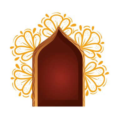 diwaly altın kemer çerçeve dekoratifi