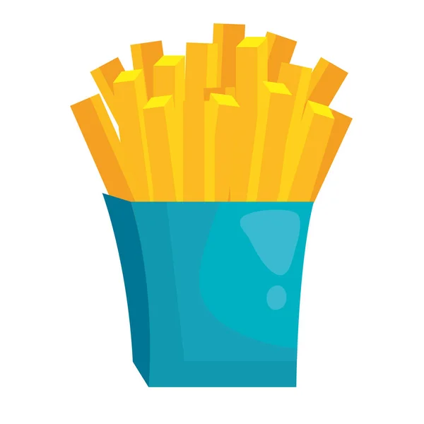 Frites icoon vector ontwerp — Stockvector