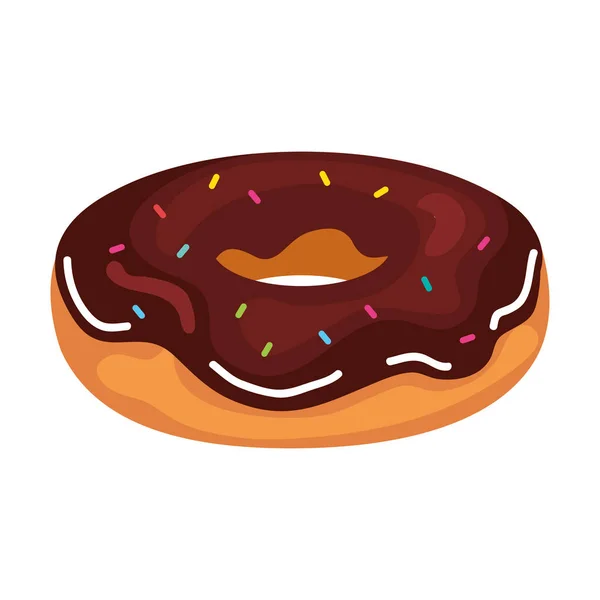 Sweet donut icon vector design — Stock Vector