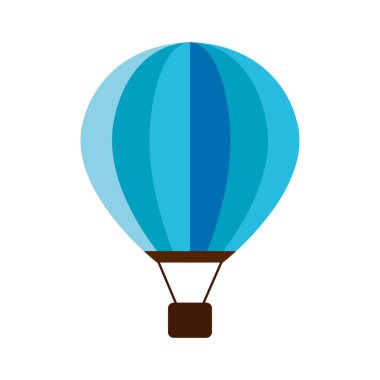 balon sıcak seyahat simgesi