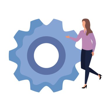 Dişli karakterli zarif bir iş kadını.