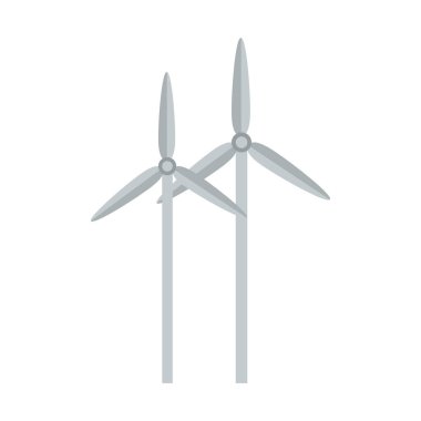 enerji türbini alternatif izole simgesi
