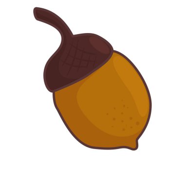 Sonbahar tohumu ikonu izole