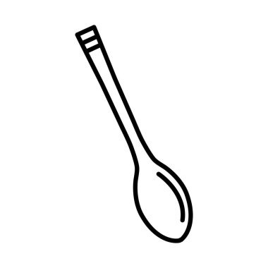 kaşık utensil aracı satır biçimi simgesi