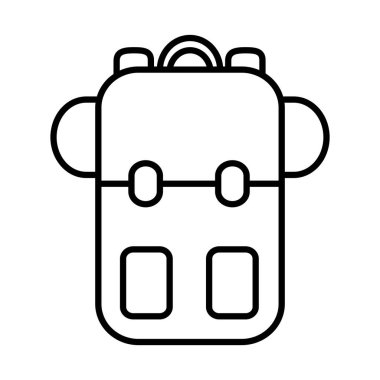 kamp gezisi çizgisi simgesi