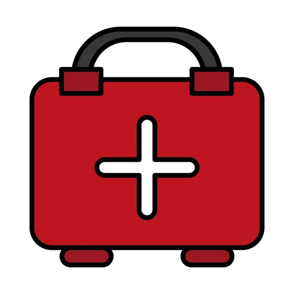 Medical Kit Werkzeuglinie und Füllstil-Symbol — Stockvektor