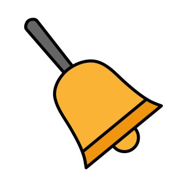 Mutlu noeller çan çizgisi ve moda simgesi