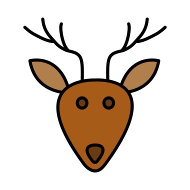 Mutlu noeller ren geyiği kuyruğu ve moda ikonu