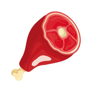 Lezzetli taze parma jambonlu kasap ürünü.