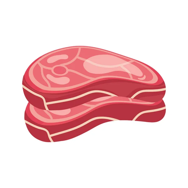 Delicioso producto fresco de carnicería de carne picada — Vector de stock