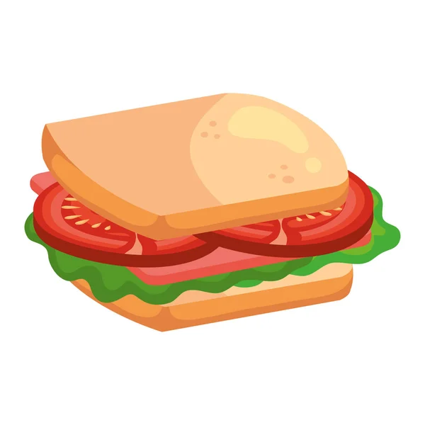 Sandwich-Icon-Vektordesign — Stockvektor