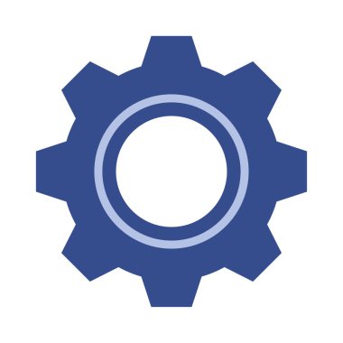 dişli ayarları makinesi izole edilmiş simge